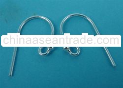 EWFMN42 - 925 Sterling Silver French Ear Hook with Ball Top