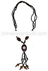 Wooden Beaded Necklace