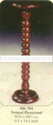 Twisted Planstand Mahogany Indoor Furniture