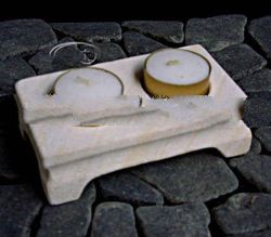STONE CANDLE HOLDER