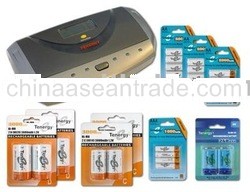 T6278 Universal Smart Fast Charger Batteries with Card 26-cell package (12 AA2300 /4 AAA1000 /4 C300