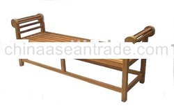Slim Teak Wood Bench