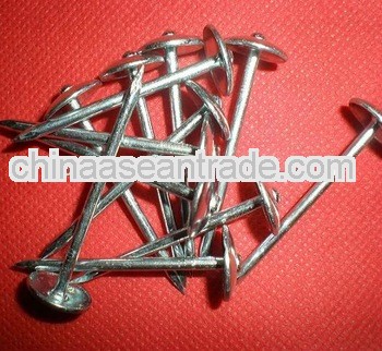 gi zinc coated corrugated roofing nails with washer