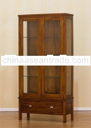 Living Room Furniture - Display Cabinet 2 Doors 1 Drawer