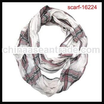 girls fashion chevron infinity scarf