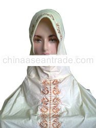 embroidery hijab