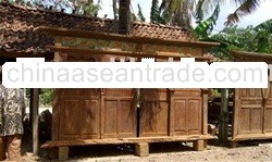 Antique wooden wall doors