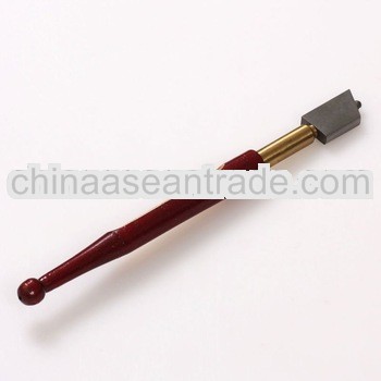 glass cutter with wooden
