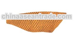 Soft Tilapia Leather Orange Spotted