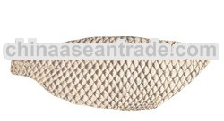 Soft Tilapia Leather White Spotted