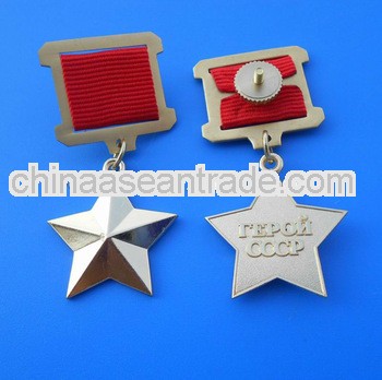 gold star medal hero of Russia with ribbon (BS-JL-ME-1213040906)
