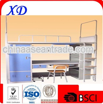 good metal mesh wire bunk bed for school furniture metal bunk bed