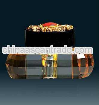 grand crystal perfume bottle/empty glass perfume bottles