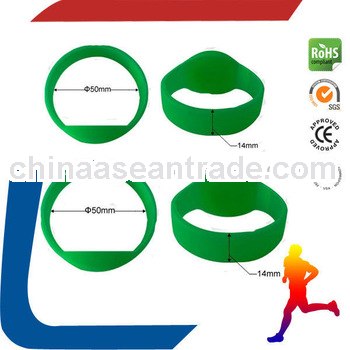 green color festival fabric wristbands