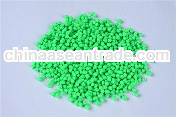 green flexible PVC granules for cables sheathing wires