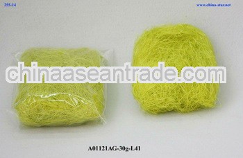 green sisal decorations