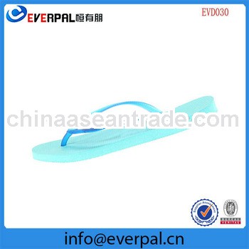 green sole thin blue strap brand women flip flops