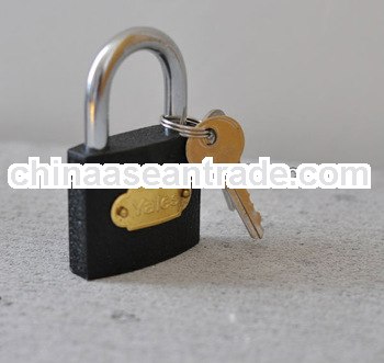 grey black iron padlock yales padlock