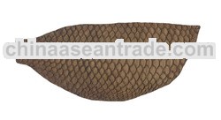 Soft Tilapia Leather Brown Dark