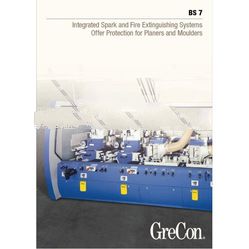 Integrated spark and fire extinguishing systems offer protection for planers and moulders