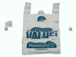 T-shirt plastic bag made in 