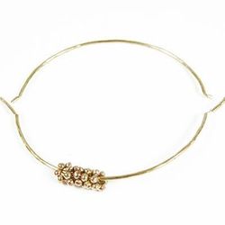 brass bangle cuff Y.797b