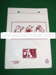 Header bags, blocked bags, plastic bags, HDPE bags, header bag