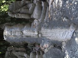 Tri Murti stone carving