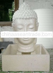 BUDDHA HEAD WATER FEATURE STATUE