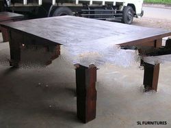 Coffee Table with Solid Wood in Top - Wooden Coffee Table with Drawer