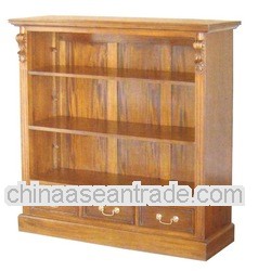 Bookcase 2 Shelves 3 Drawers