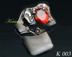 stainless ring without metal coating