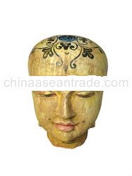 Buddha Painted cement