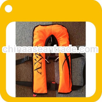 half-auto infltable life vest