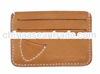 hand sewn unisex name card holder