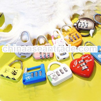 handbag use zinc alloy material password lock