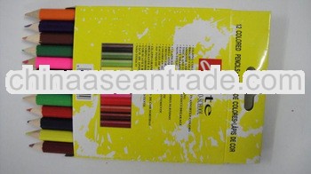 hb color pencil 12pieces(EN71-3,ASTM4236standard)
