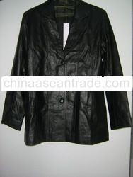 leather jacket.