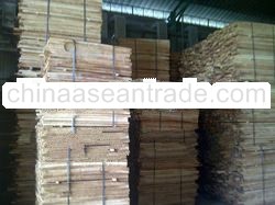 Rubberwood from
