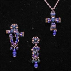 Ayala Bar Classic Fall 2008 Cross - Sapphire Surprise Necklaces