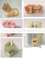 Tissue box cover made by Thai cloth
