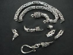 Sterling Silver Round Byzantine Chain