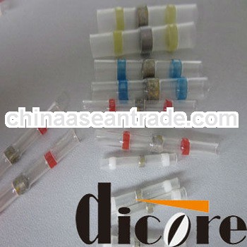 heat shrink splice solder/heatshrink white red blue yellow wire connectors