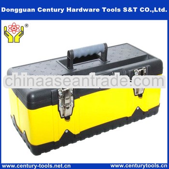 heavy duty chrome vanadium tool box set with 2 levels