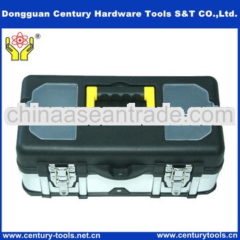 heavy duty plastic tool box with wheels with 2 levels