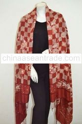 Handmade (Tulis) Indonesian Batik Silk scarf