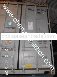 Coconut shell charcoal shipped on October 2012