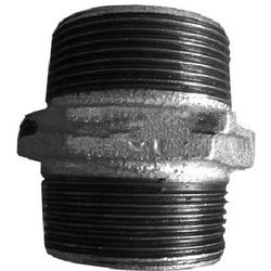 Nipple Malleable Pipe Fittings, Galvanized And Black