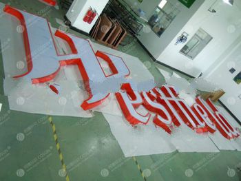 high building big size sign