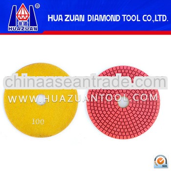 high efficiency polishing pads for grainte